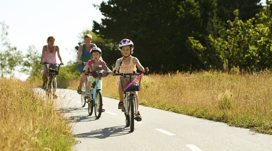 Fietsen met het gezin in Denemarken